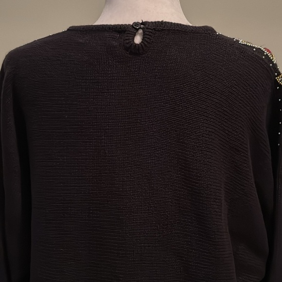 Crystal Sportswear Ltd. Vintage Jeweled Sweater - Picture 6 of 13